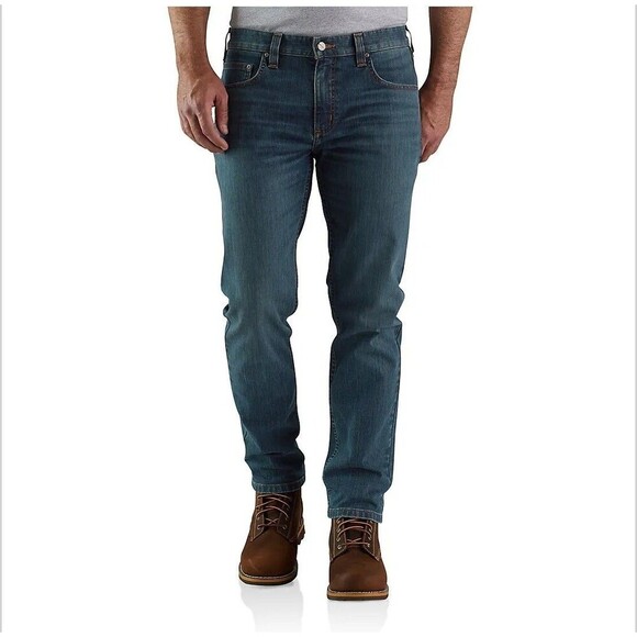 Carhartt Rugged Flex Relax Fit Low Rise Jeans Men Size 42 X 32 / New - Picture 1 of 15